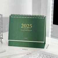 ราคา 2025 Desk Calendar Monthly Planner Vintage Paper Design Office Table Organizer Desktop Schedule Retro Punch Card Daily Planner (22884052827)