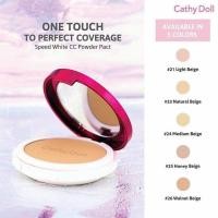 ราคา แป้งตลับ แป้งซีซี แป้งพัฟ Cathy Doll CC Speed White Powder Pact SPF40 PA (16502763538)