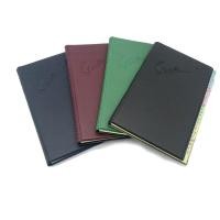 ราคา สมุดจดโทรศัพท์ ภาษาอังกฤษ ปก PVC มีอินเด็กซ์ รุ่น 0077 คละสี (13107562817)