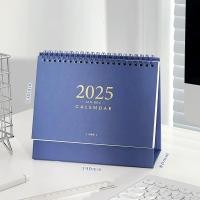 ราคา 2025 Desk Calendar Monthly Planner Vintage Paper Design Office Table Organizer Desktop Schedule Retro Punch Card Daily Planner (22884052826)