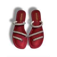 ราคา รองเท้าแตะคาดนิ้วโป้ง สายประดับเพชร พร้อมส่ง (22257753047)