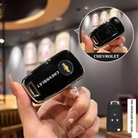 ราคา เคสกุญแจรถ CHEVROLET ซองกุญแจพับสำหรับรถยนต์ Colorado Sonic Cruze Orlando Captiva Malibu เคสกุญแรถยนต์ (22623983715)