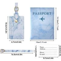 ราคา ZPENG ปกหนังสือเดินทาง แท็กกระเป๋าเดินทาง แผนที่ใหม่ คู่ PU กระเป๋าเดินทาง สติ๊กเกอร์ปัก ป้าย ชื่อ ID (22156838787)