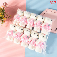 ราคา YUEYINGO 10ชิ้นโมเดลคู่รูปหมีช่อดอกไม้การ์ตูนอุปกรณ์ตกแต่งงานแต่งงานของขวัญวันเกิดฟองหมีตกแต่ง (22567093381)