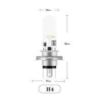 ราคา รถจักรยานยนต์ Super Bright H4 BA20D P15D LED ไฟหน้า Blub Moto Light LED ชิปสกู๊ตเตอร์ Accessoire Moto จักรยานโคมไฟ LED 6000K 1 (15102121193)