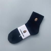 ราคา ผ้าฝ้ายแท้สไตล์ญี่ปุ่น Bape หัวลิงเย็บปักถักร้อยกีฬาถุงเท้าสําหรับผู้ชายและผู้หญิงกลางถึงสูงหลอดบาสเกตบอล (22309228160)