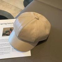 ราคา SportySummit หมวกเบเร่ต์แฟชั่นผู้หญิงหมวกเบเร่ต์สีทึบหนัง PU หมวกเบเร่ต์ศิลปินชาวฝรั่งเศสหมวกบีนนี่อบอุ่นหมวกผู้หญิงหมวกเด็กผู้หญิง (23354334690)