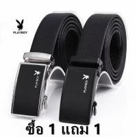 ราคา ซื้อ 1 แถม 1 ถูกสุด PLAYBOYเข็มขัดหนัง ผู้ชาย รับประกันคุณภาพสินค้า เข็มขัดผู้ชาย คลาสสิก Belt เข็มขัด (23311071950)