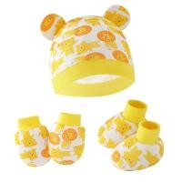 ราคา goya289 หมวกไหมพรม Beanie 1ชุดและถุงมือกันลื่นเพื่อความอบอุ่นของทารก (21977289131)