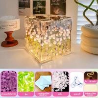 ราคา แฮนด์เมด diy โคมไฟ Led โคมไฟทิวลิป กระจกไฟทิวลิป INS ของขวัญวันเกิด ของให้แฟน ของขวัญวันวาเลนไทน์ โคมไฟดอกไม้ (22946877420)