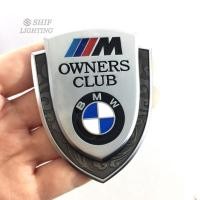 ราคา Aq 1 X โลหะใหม่ BMW และ M OWNERS CLUB รถยนต์สติกเกอร์ตกแต่งตรารถยนต์ด้านหลังด้านข้างรถยนต์รูปลอกสำหรับ BMW (21887002176)