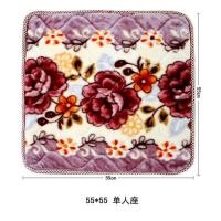 ราคา เบาะรองนั่งลายดอกไม้ อาสนะ กำมะหยี่ขนสั้น ขนาด 55 x55 cm มียางกันลื่น อาสนะถวายพระ รองนั่งทำงาน สีสวย (23282384997)