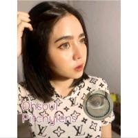 ราคา คอนแทคเลนส์ ตรงปก ฝาแดง บิ๊กอาย รุ่น Oh soul สีเทา ตาล gray brown ฝาแดง By pitchy lens (22274966596)