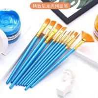 ราคา พู่กัน ชุดพู่กัน ชุดพู่กันไนล่อน 10ชิ้น ชุด หัวพู่กันหลายรูปแบบ คละ ใช้กับสีอะคริลิค สีน้ำ สีน้ำมัน สำหรับนักวาดภาพ นักจิตรกร นักเรียน เพื่อวาดรูประบายสี สร้างงานศิลปะ ตกแต่ง สร้างสรรค์ผลงาน (15938335