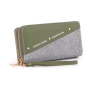 ราคา กระเป๋าสตางค์ใบยาว ซิปคู่ รุ่นกากเพชร TL 122 (13292903186)