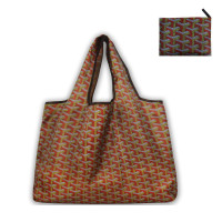ราคา ใช้ได้หลายครั้งกว่าถุงกระดาษแบบเดิมที่มีอยู่ ถุงผ้าลดโลกร้อน Shopping Bag ขนาดกระเป๋า 40 58 cm ขนาดพับเก็บ 11 15 cm (22259156474)
