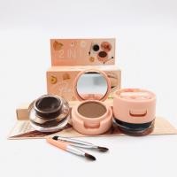 ราคา 89174 03 เจลไอไลเนอร์และเจลเขียนคิ้วพิช 2in1 Kiss Beautyไอไลเนอร์เจลและเจลเขียนคิ้วในกล่องเดียว ที่เขียนคิ้ว (12636919716)