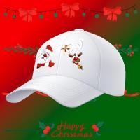 ราคา ตัวเลือก 3 สีMerry Christmas Christmas element print หมวกเบสบอลชุดคริสต์มาสใหม่ ที่สามารถปรับได้ (23195687526)
