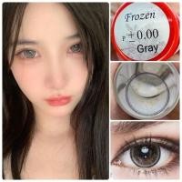 ราคา คอนแทคเลนส์ บิ๊กอาย รุ่น Frozen สีเทา ดำ ตาล Gray Black Brown (22497955256)