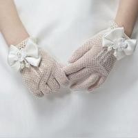 ราคา Moucter ถุงมือเด็กสีขาวแต่งลูกไม้ ถุงมือตาข่ายลูกไม้ ขนาดเด็กและผู้ใหญ่ (23234230344)