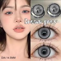 ราคา YILALA COD คอนแทคเลนส์สีคู่ขนาดเส้นผ่านศูนย์กลาง 14 5MM ปริมาณน้ำ 40 สั้น 1 00 ถึง 4 25 (22528485925)