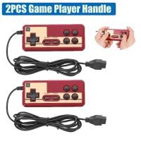 ราคา 2pcs 8บิต9Pin Controller จอยสติ๊กสำหรับเล่นเกม FC COMPACT Gamepad Universal Controller สำหรับ Coolboy Subor NES FC Retro จอยสติ๊กควบคุมเกมคอนโซล (21699331704)
