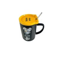 ราคา ชุดแก้วเซรามิค ชุดเซ็ดแก้ว แก้วพร้อมฝา พร้อมที่วาง แก้วพร้อมช้อน ของชำร่วย ของฝาก (20586784701)