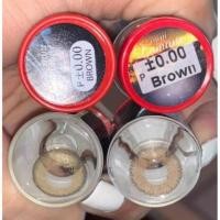 ราคา คอนแทคเลนส์ รุ่น Mini Lamune Florida สีเทา ตาล Gray Brown มีค่าสายตา (22841320444)