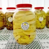 ราคา มะม่วงปอกเปลือกดองเกลือ ดองเกลือทะเล ธรรมชาติ เปรี้ยว เค็ม ไม่หวาน บรรจุขวดโหล 1000 กรัม แถมพริกเกลือลาว 100 กรัม (3859694721)