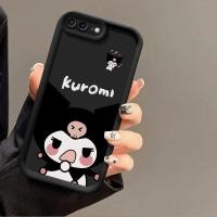 ราคา เคสโทรศัพท์มือถืออ่อนสำหรับ IPhone 7 Plus เคส IPhone 8 Plus เคสรูปการ์ตูนกันกระแทกซิลิโคน TPU ป้องกันกรอบสีดำโทรศัพท์ (22245878691)