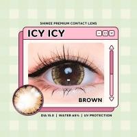 ราคา คอนแทคเลนส์ ขนาดบิ๊กอาย Icy icy Brown Gray Shinee (20781213178)