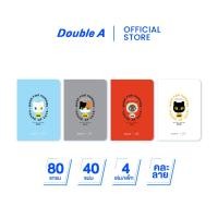 ราคา Double A สมุดมุงหลังคา A6 80 แกรม 40 แผ่น หน้าปกลาย Baan Maew จำหน่าย 4 เล่ม คละแบบ (23172197720)