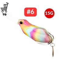 ราคา 11g 15gLURESกบซิลิโคนไบโอนิคล่อปลา เหยื่อล่อตะขอคู่ตกปลาหาปลาดำG2618 (22397147834)