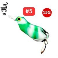 ราคา 11g 15gLURESกบซิลิโคนไบโอนิคล่อปลา เหยื่อล่อตะขอคู่ตกปลาหาปลาดำG2618 (22397147832)