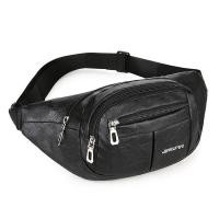 ราคา กระเป๋าคาดอก หนังพียู สีดำ น้ำตาล ซิปแข็งแรง ช่องเยอะ (22028794175)