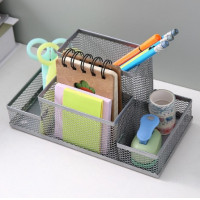 ราคา เครื่องเขียน กล่องเหล็กเก็บปากกา กล่องใส่อุปกรณ์เครื่องเขียน ที่เสียบปากกา กล่องใส่ปากกา ที่เสียบดินสอ กล่องใส่เครื่องเขียน (23275203545)