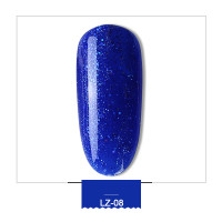 ราคา สีเจล สีทาเล็บ กลิตเตอร์ กากเพชร โทนฟ้าคราม AS 15ml LZ 01 12 เฉดสี (12884169011)