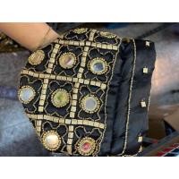 ราคา พร้อมส่ง กระเป๋าอินเดีย หูรูด คล้องมือ Indian Potli Bag (22879161513)