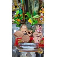 ราคา ชุดของเล่นดินเผาขนาดจิ๋ว งานจำลอง ขนาดMและL เล่นได้จริง ขายครบชุด5ชิ้นของเล่นหม้อข้าวหม้อแกงพร้อมส่งสั่งได้ไม่จำกัดชุดส่งขนส่งKerry (12609791729)