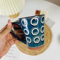 ราคา แก้วมัค แก้วกาแฟ สไตล์ญี่ปุ่น เซรามิค สีน้ำเงินและสีเทา (21616629651)