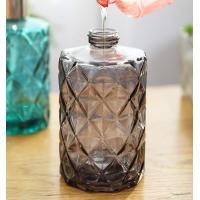 ราคา ขวดแก้วหัวปั๊ม ลายคริสตัล หัวปั๊มสีเงิน 330ml ขวดแก้ว ขวดใส่แชมพู ขวดใส่ครีมอาบน้ำ (19615182831)