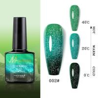 ราคา สีเจลทาเล็บแฟลช เปลี่ยนสีตามอุณหภูมิ สีทาเล็บเจล ระยิบระยับ สีกากเพชร สีเจล สีทาเล็บ มีให้เลือกถึง8สีพร้อมส่ง (16747626263)
