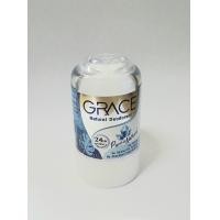 ราคา Grace Crystal Deodorant Pure Natural 70 g โรออนสารส้มระงับกลิ่นกาย สูตรธรรมชาติ 70 กรัม (23178076351)