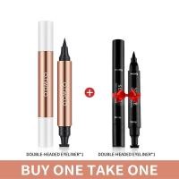 ราคา ของขวัญฟรี O tw O O ปากกาอายไลเนอร์ปากกาอายไลเนอร์ตาแมวสองหัวสีดำทนกันน้ำและเหงื่อทนทานไม่เปื้อนและไม่หลุดปากกาอายไลเนอร์ ปากกาอายไลเนอร์ปิดผนึกสองชั้น (22819865602)