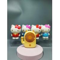 ราคา พัดลมตั้งโต๊ะขนาดเล็ก พัดลม USB ปรับได้ 2 ระดับมีไฟ LED ฐานพัดลมติดแผ่นกันลื่น (22593793824)