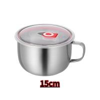 ราคา 15ซม 17ซม สแตนเลสโฟมก๋วยเตี๋ยวชามกล่องอาหารกลางวันหนาพร้อมฝาปิดชุดชามซุปความจุขนาดใหญ่ (22851710564)