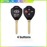 ราคา ของมาใหม่ กรอบกุญแจรถยนต์ โตโยต้าtoyota แบบ 2 4 ปุ่ม Vios Yaris Vigo Innova Camry (21501421967)