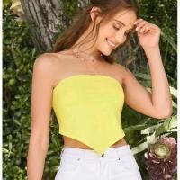 ราคา พร้อมส่ง เกาะอกทรงสามเหลี่ยม เกาะอกวินเทจ เกาะอกใส่ไปทะเล มี7สี 9158 เสื้อสีแดงหญิง (10172650138)