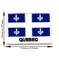 ราคา ตัดรีด ตัวรีดติดเสื้อ อาร์มปัก ติดเสื้อปัก ปักเสื้อ DIY ลาย ธงQuebec สีน้ำเงิน มีบริการเก็บเงินปลายทาง (6438944962)