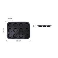 ราคา ถาดอบขนม ถาดอบขนม มี 4 ขนาดและ 2 สีให้เลือก Cake baking pan 4 6 9 มินิ12 12หลุม ถาดอบมัฟฟิน ถาดอบเค้ก ถาดหลุมเทฟล่อน พิมพ์อบขนม ถาดหลุมอบขนม ถาดอบหลุม (22822342148)